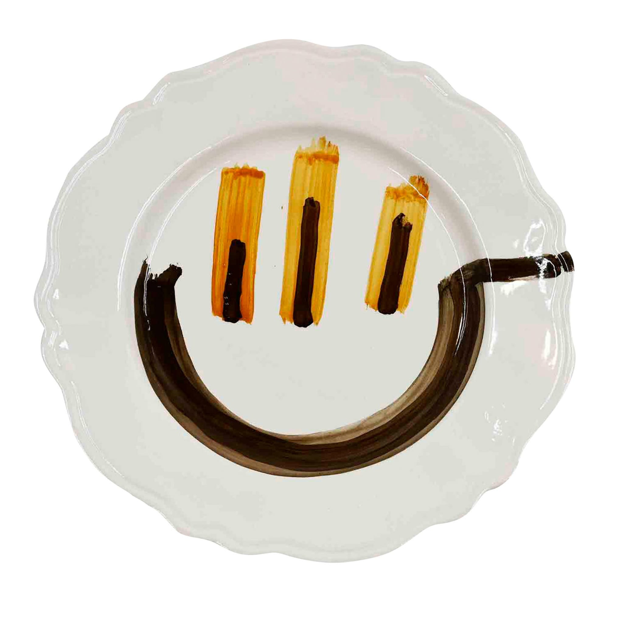 Ręcznie robiony talerz ceramiczny