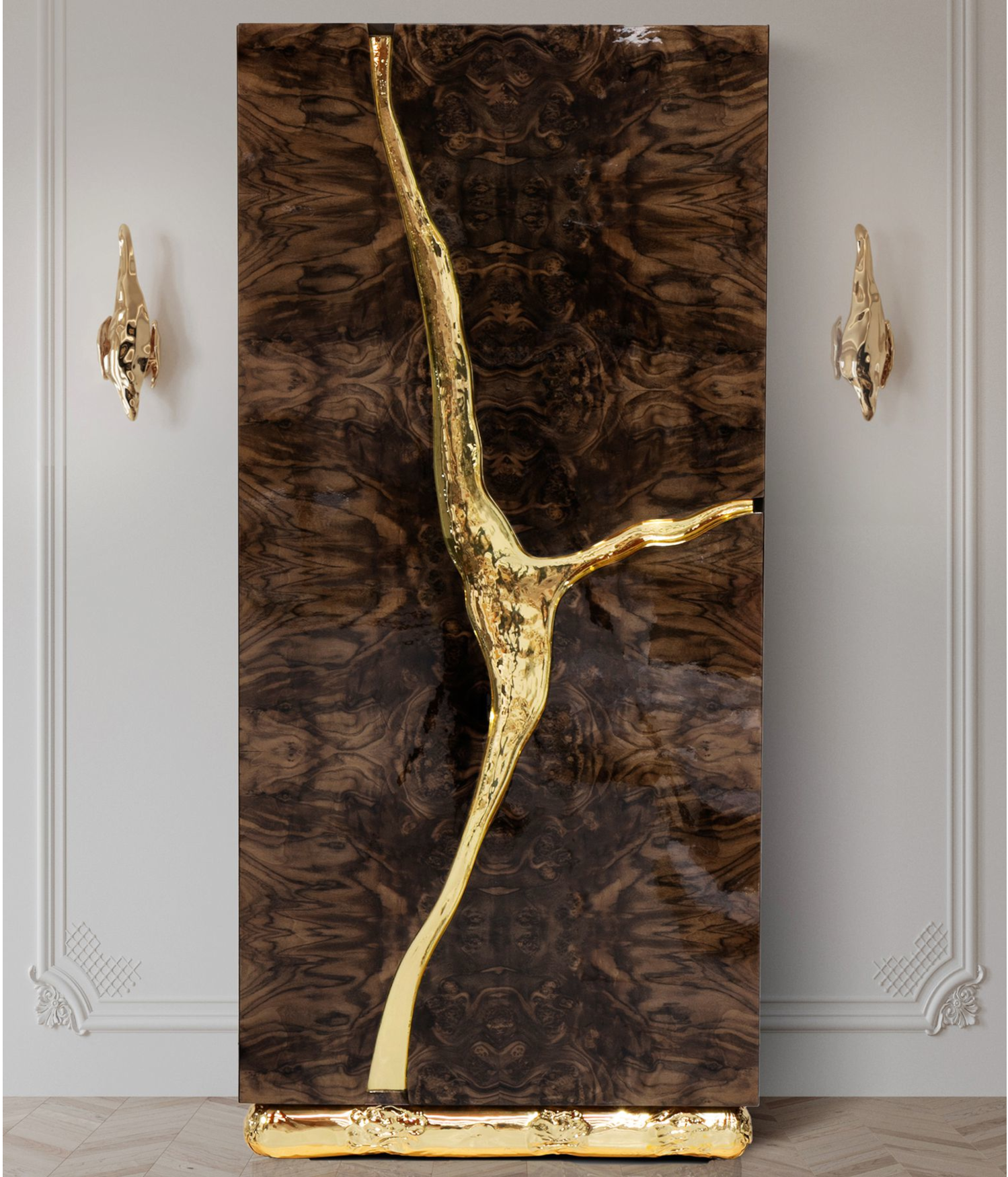 Szafka Fissure z hebanu