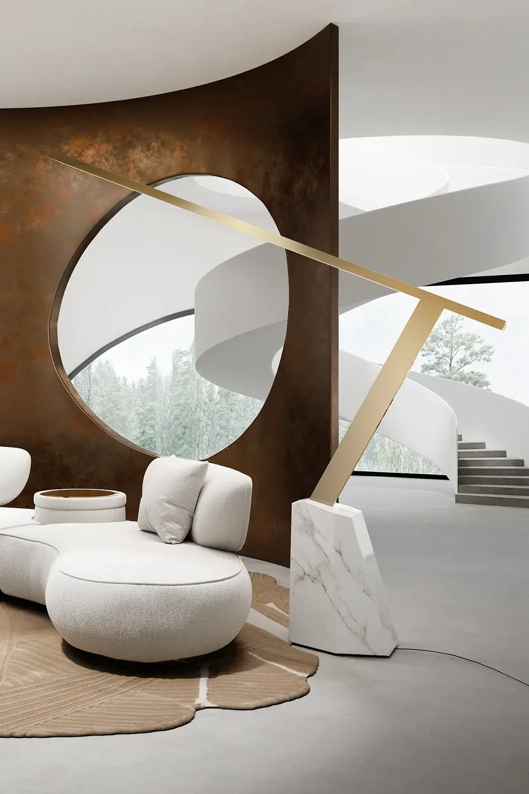 Zewnętrzna lampa podłogowa Horizon - 5