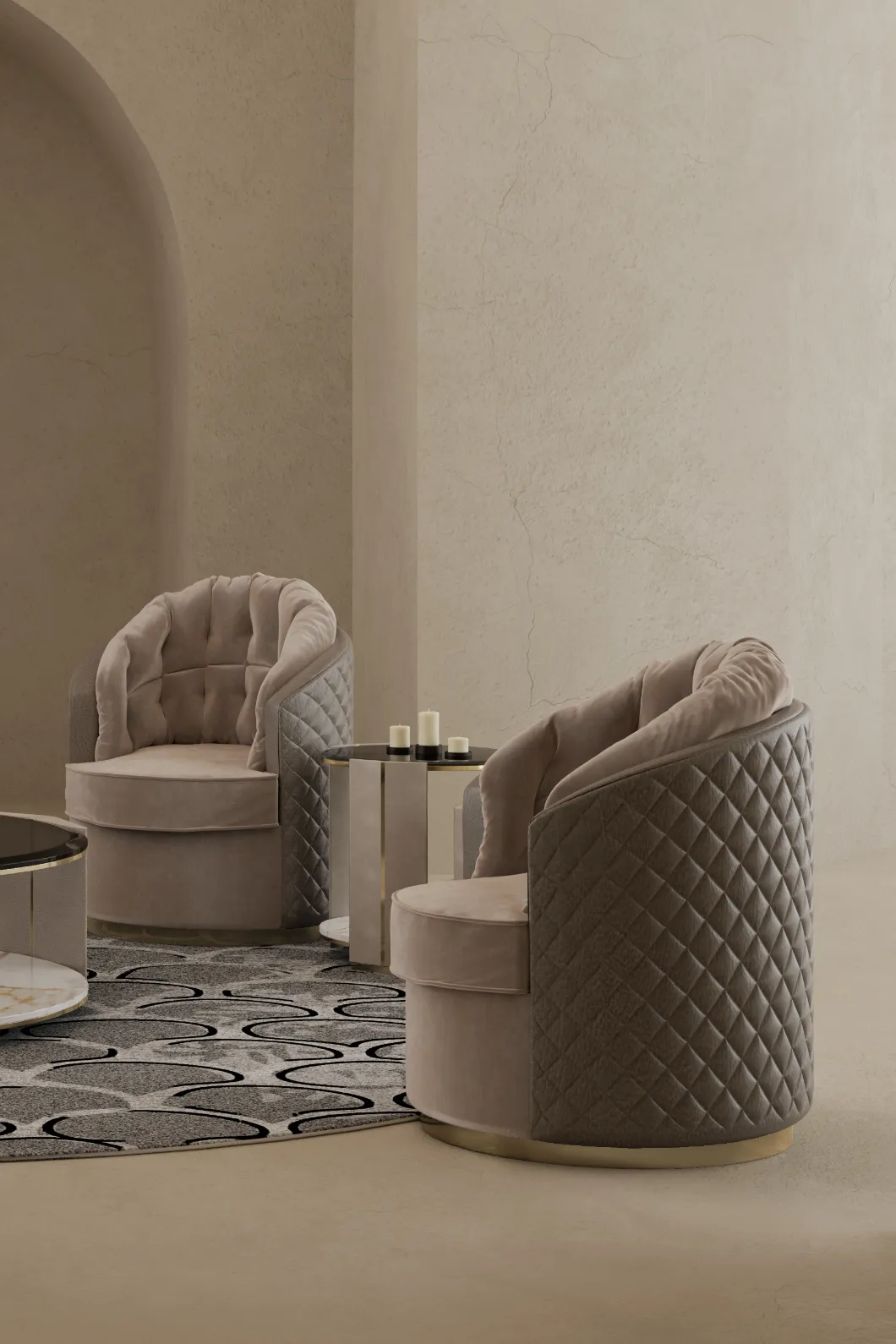 Obrotowy fotel Luxe - 8