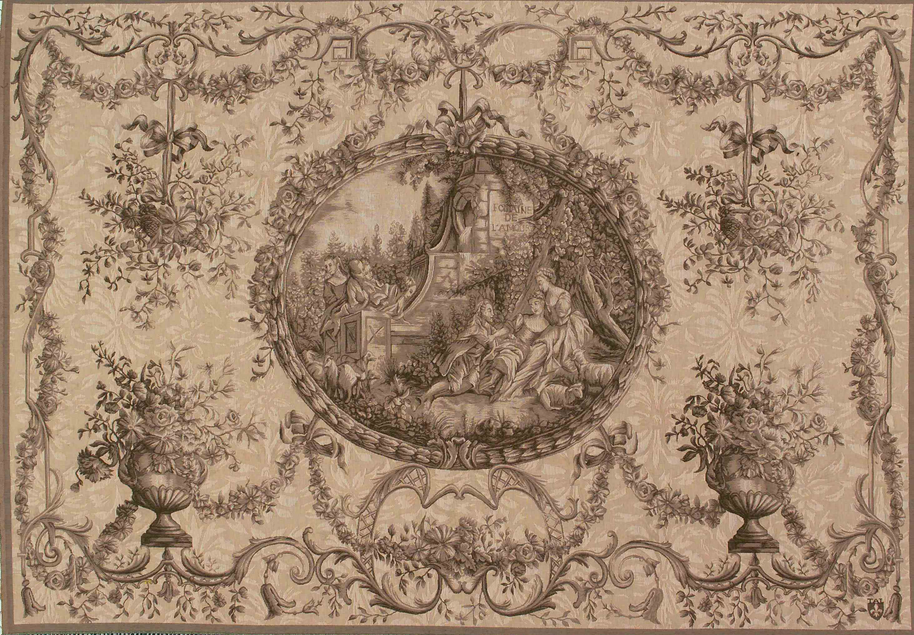 Gobelin Fountain of Love | Rozmiar: 110 x 150 cm