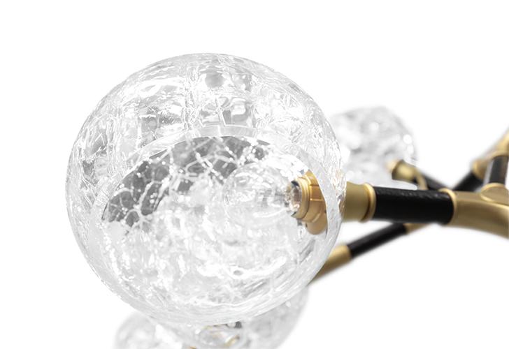 Lampa wisząca nieregularna wieloabażurowa