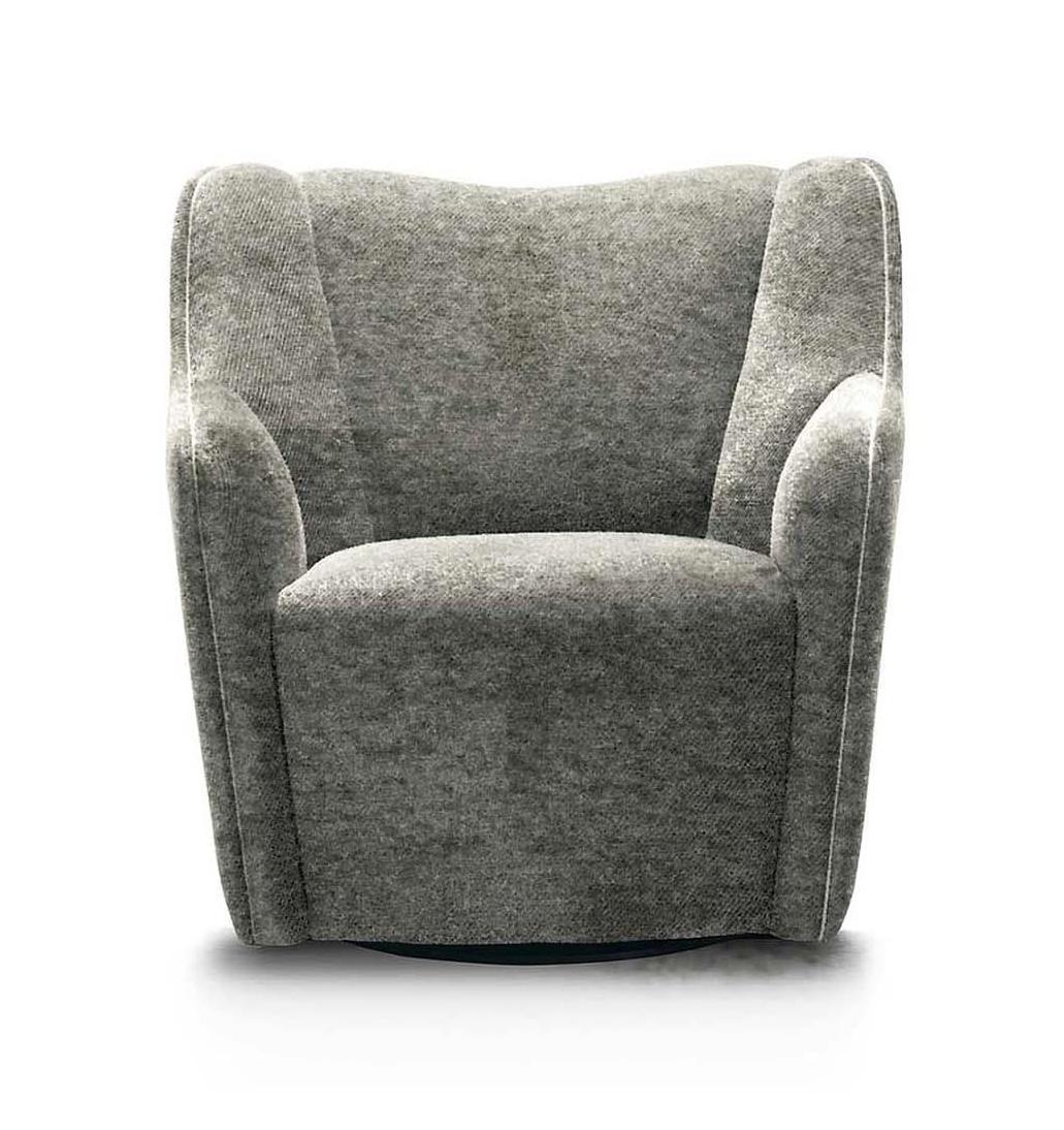 Fotel Bergère Swivel Serenity – niski