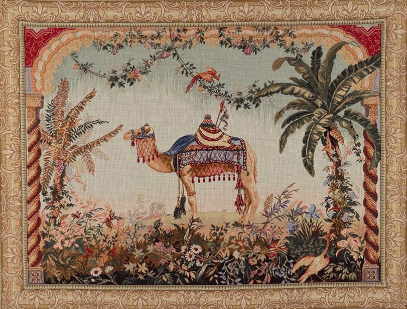 Gobelin The Camel with Border | Rozmiar: 75 x 100 cm