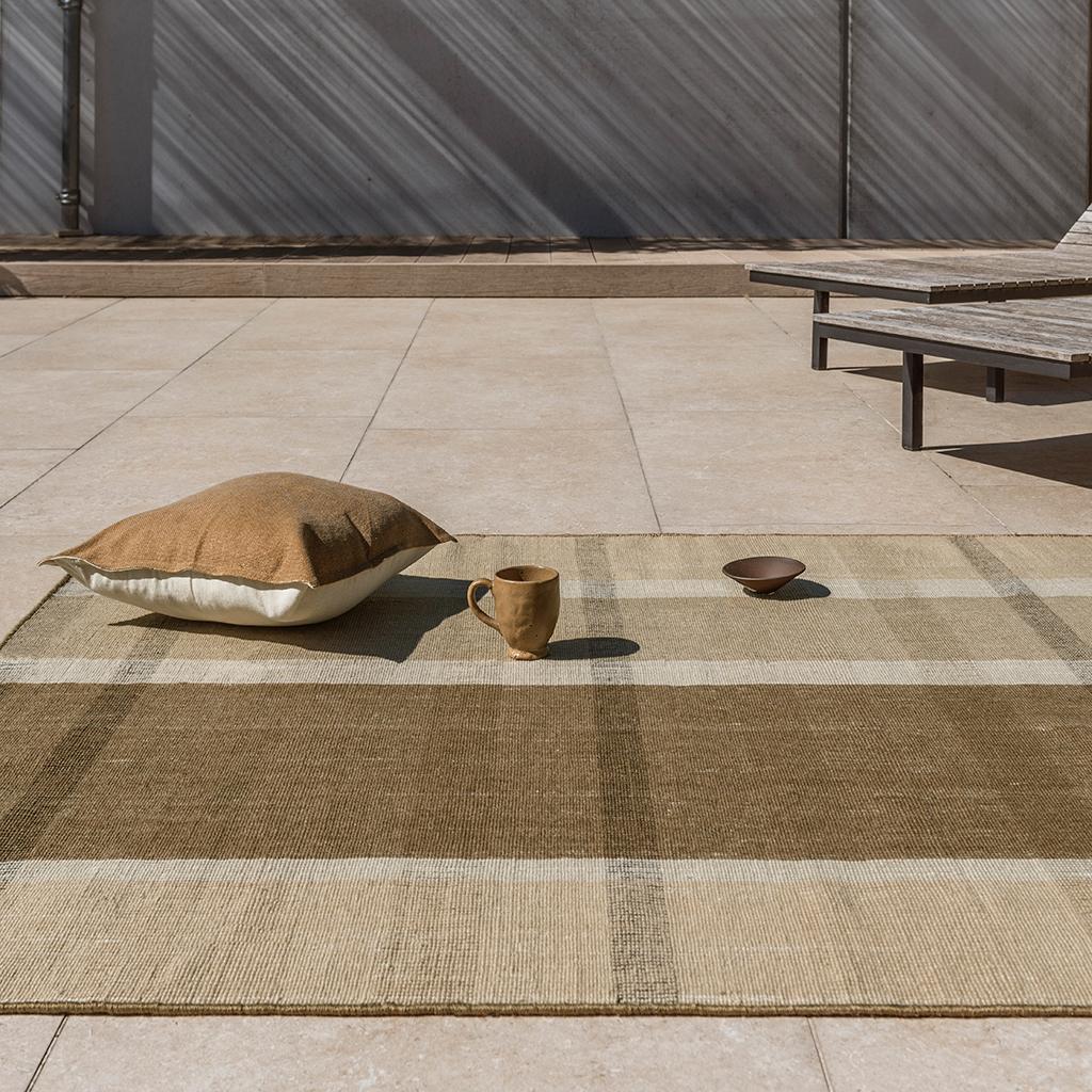 Dywan Uliczny Zona Cashew Block Stripe 497501 | Rozmiar: 250 x 350 cm