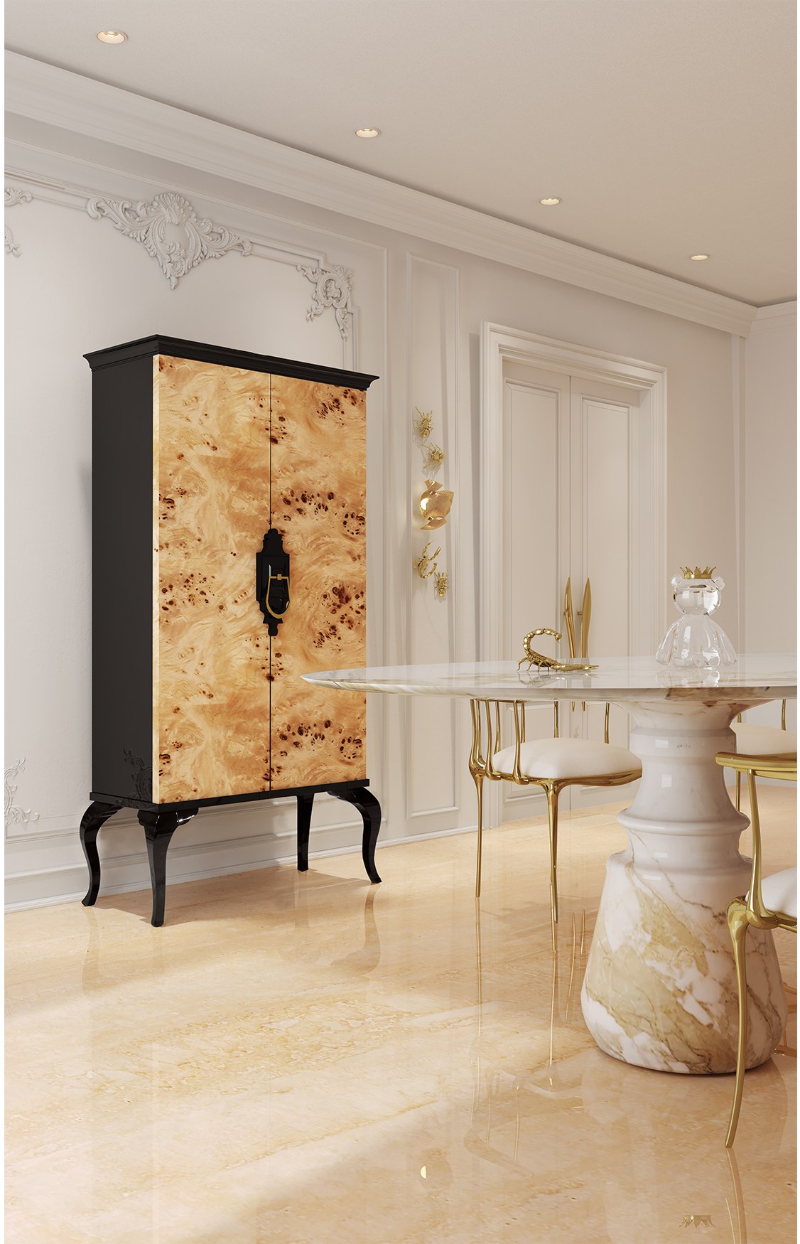 Szafka z topoli Louvre