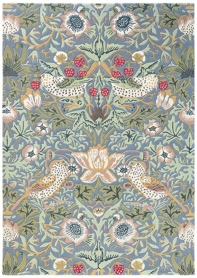 Dywan Strawberry Thief 027718 Slate | Rozmiar: 170 x 240 cm