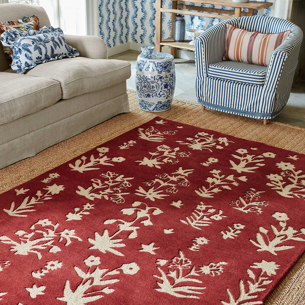 Dywan Woodland Glade Damson Red 146800 | Rozmiar: 250 x 350 cm