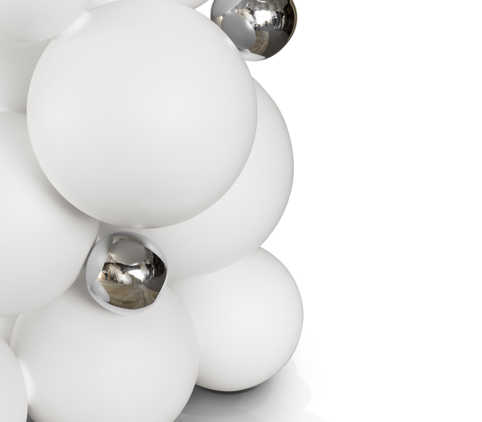 Biały stół jadalniany Orbit Luxe