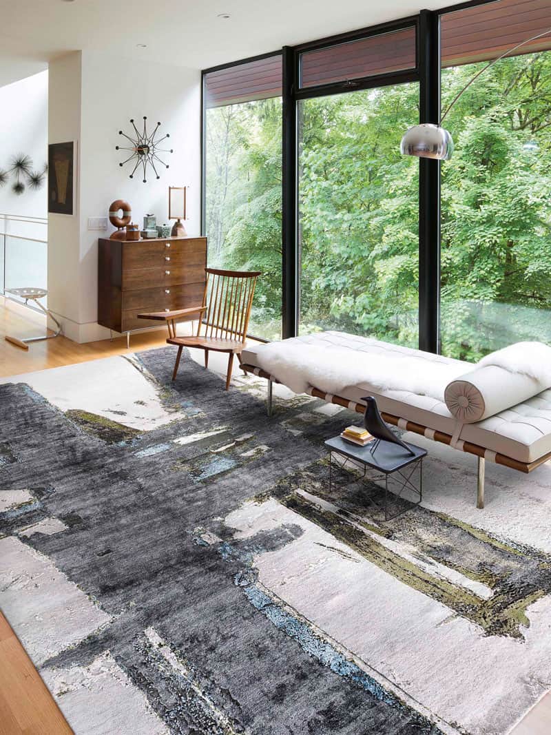 Dywan No. 08 Green Rust | Rozmiar: 365 x 457 cm
