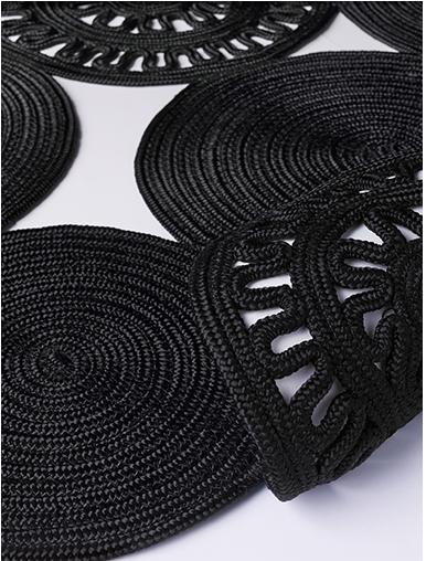 Dywan Alyssa Patchwork Black | Rozmiar: 160 x 230 cm