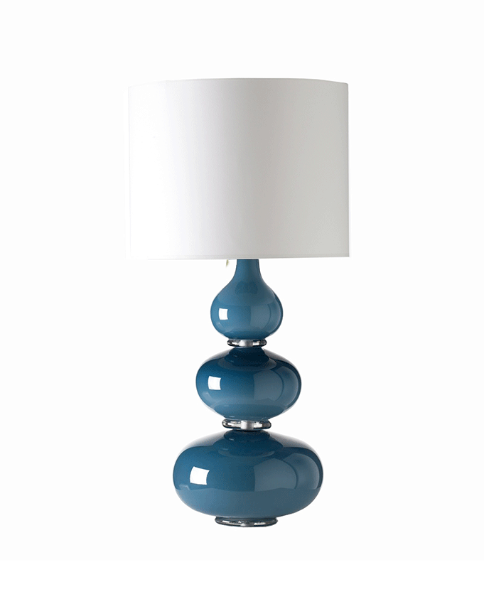 Lampka stołowa Aragoa Steel Blue