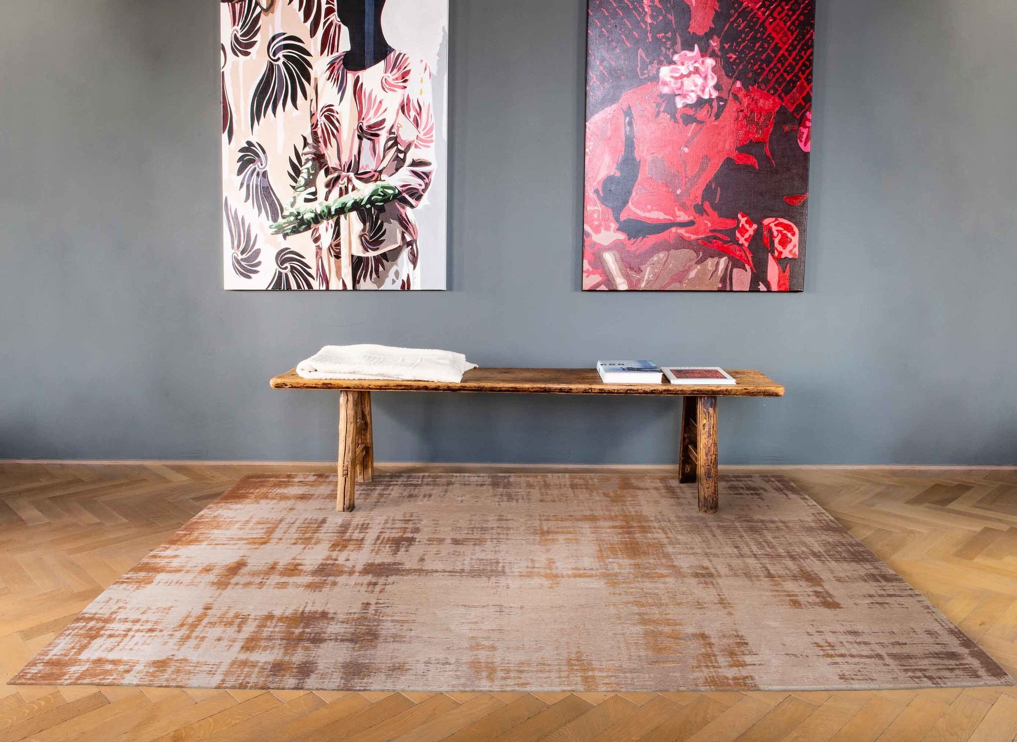Dywan Venetian Dust - Gondola Brown 9232 | Rozmiar: 80 x 150 cm