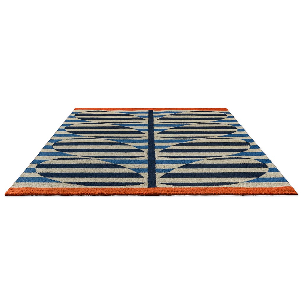 Dywan zewnętrzny Stripy Stem Azure | Rozmiar: 250 x 350 cm