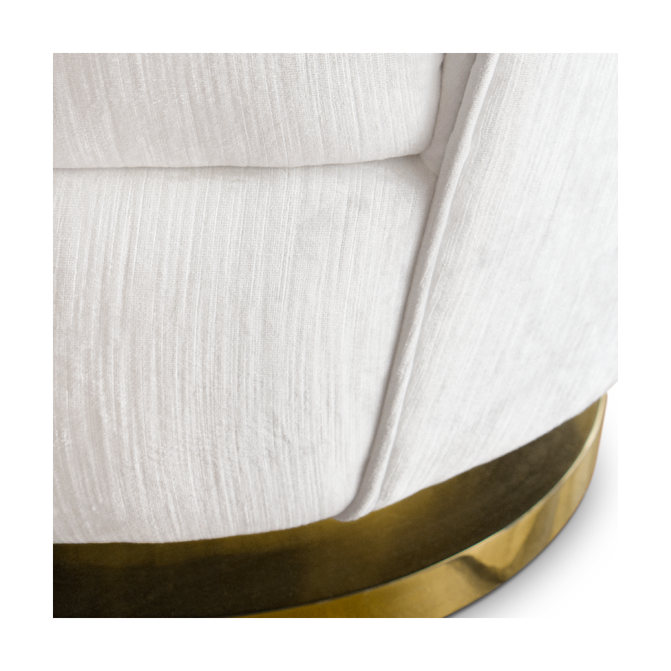 Jednoosobowa sofa Galen – biała