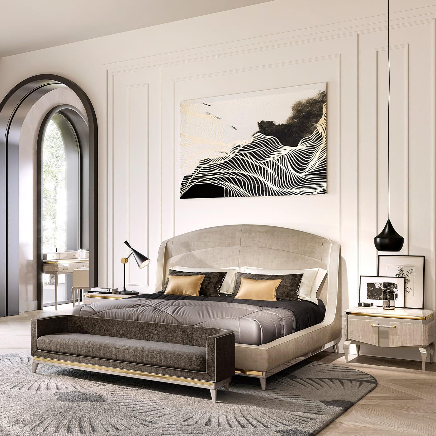 Beżowa szafka nocna Prestige