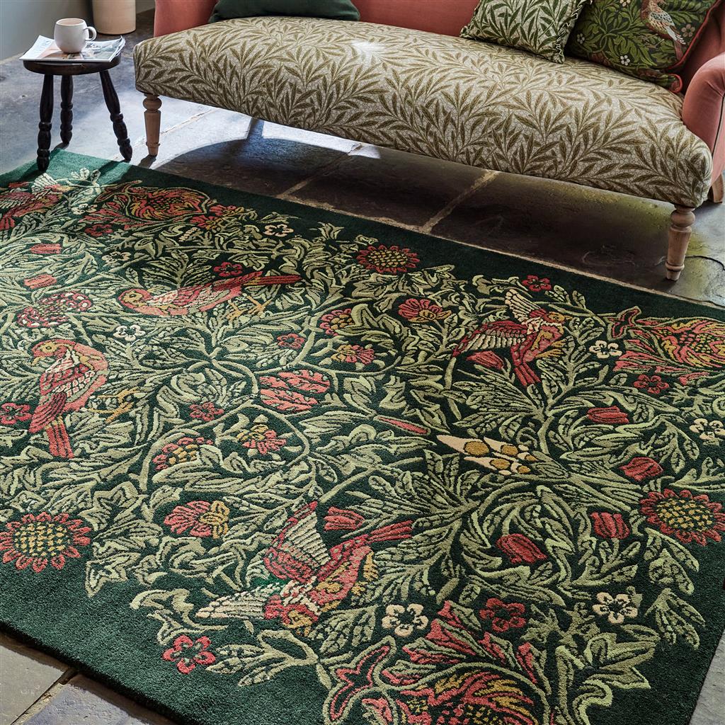 Dywan Bird Tump Green 128307 | Rozmiar: 250 x 350 cm