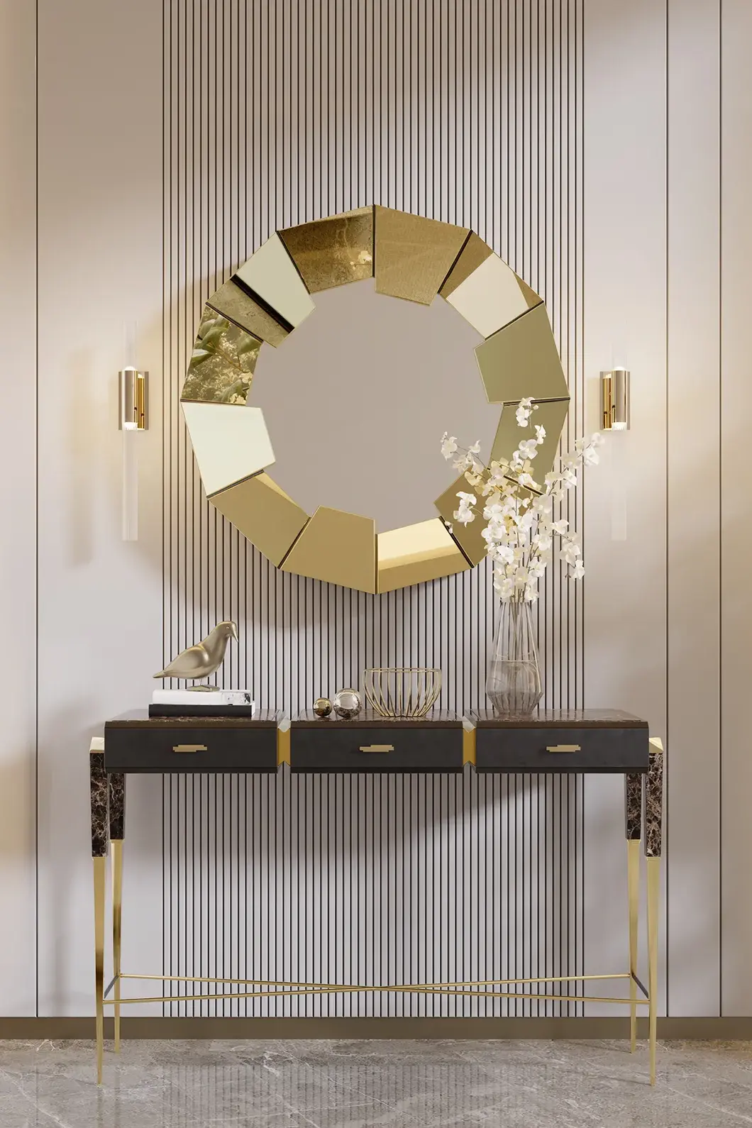 Lustro Radiance złote - 1