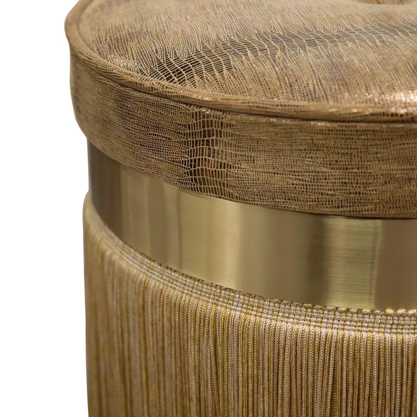 Taboret skórzany Isabella