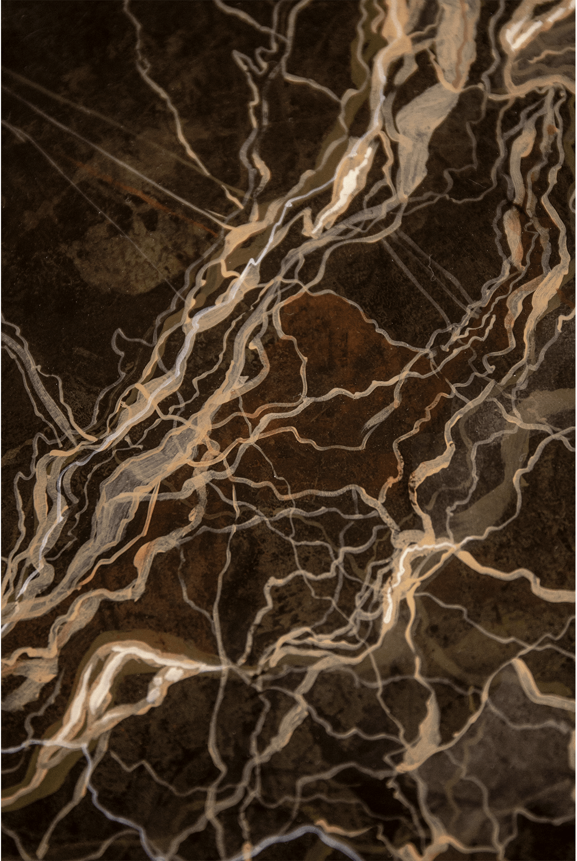 Brązowy stolik boczny Spectrum