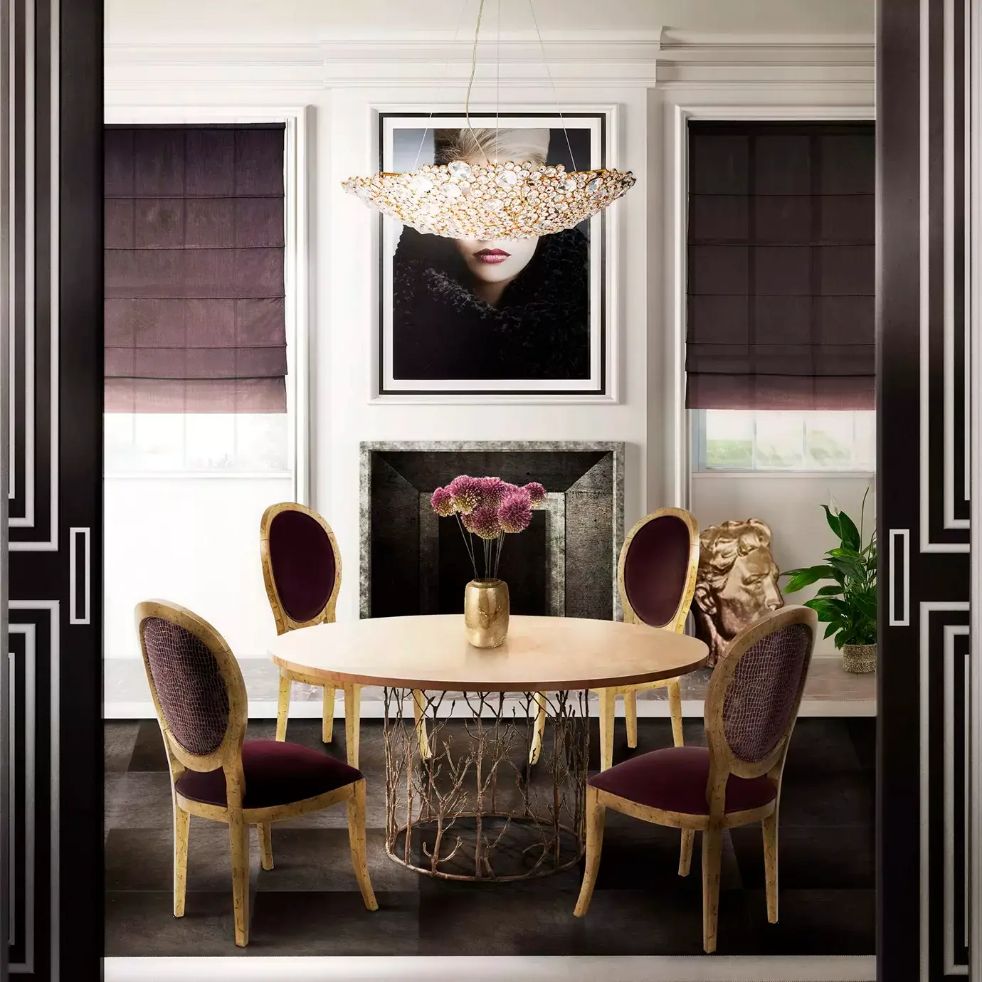 Żyrandol Eternelle Demi-Lune