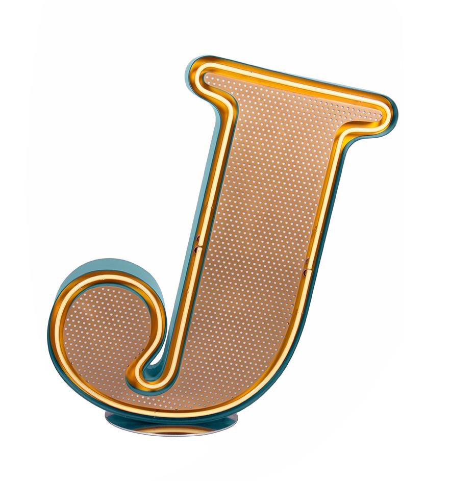 Oświetlenie literka J – Joyful