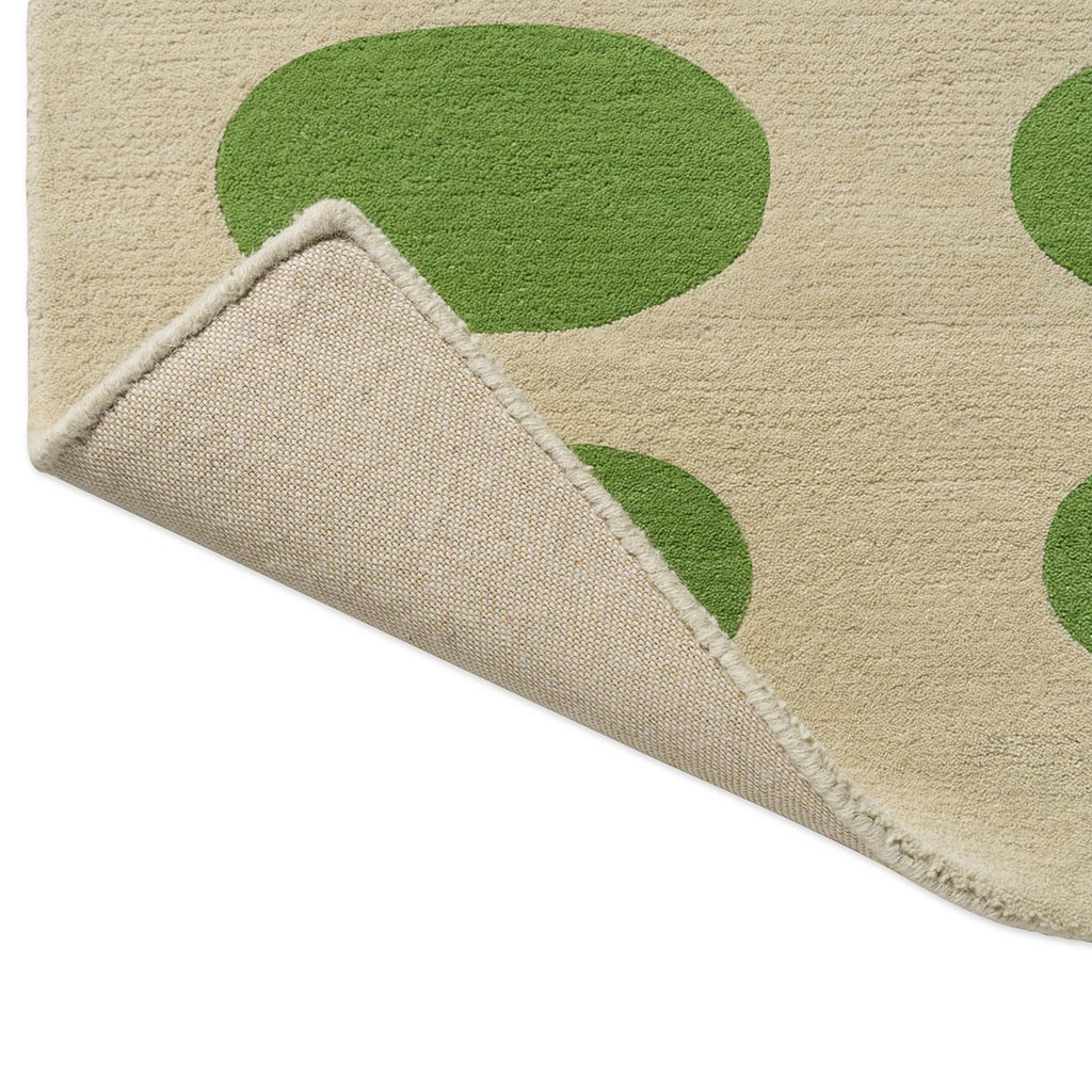 Dywan Optical Oval Green/Cream
