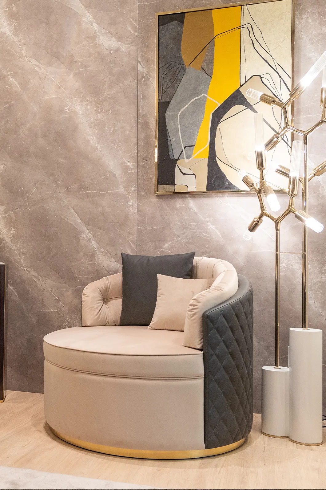 Obrotowy fotel Luxe - 9