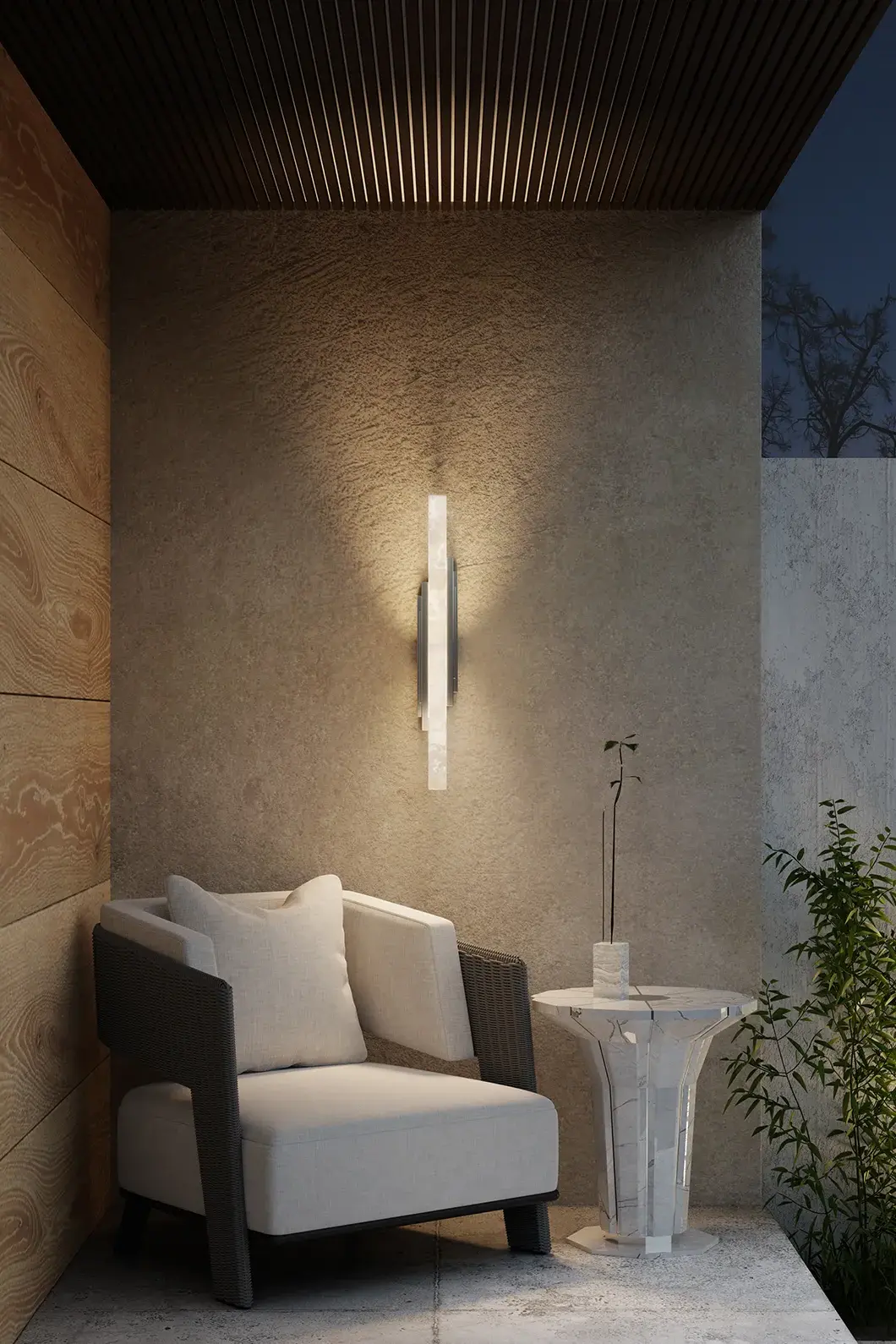 Szary fotel ogrodowy Crown - 3