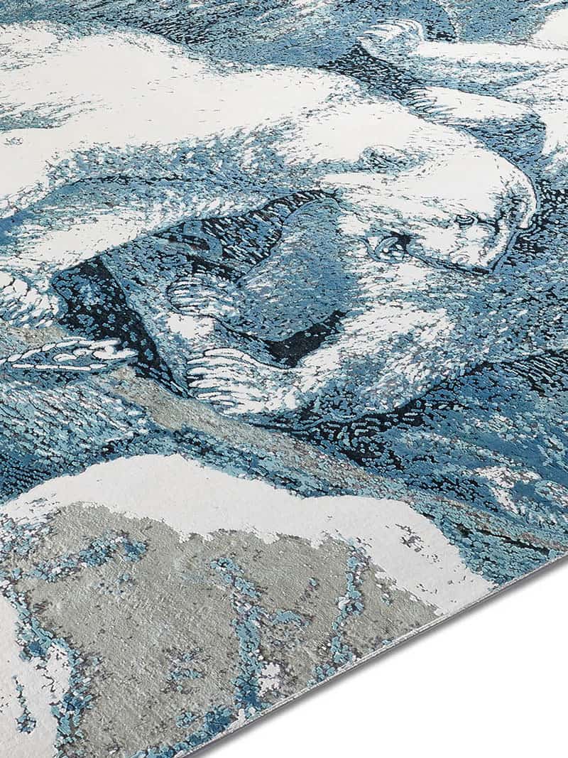 Dywan Polar Bear Little Blue | Rozmiar: 170 x 240 cm