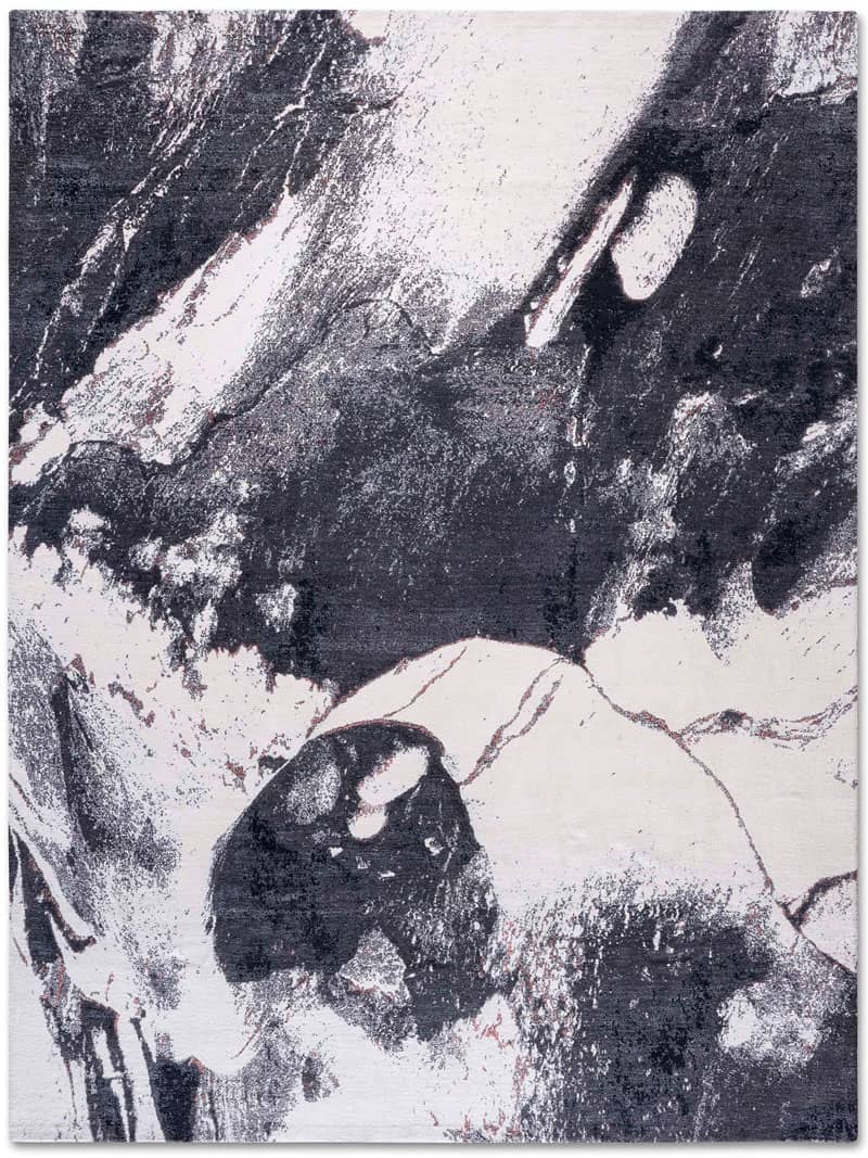 Dywan Black No. 01 Original on White | Rozmiar: 170 x 240 cm