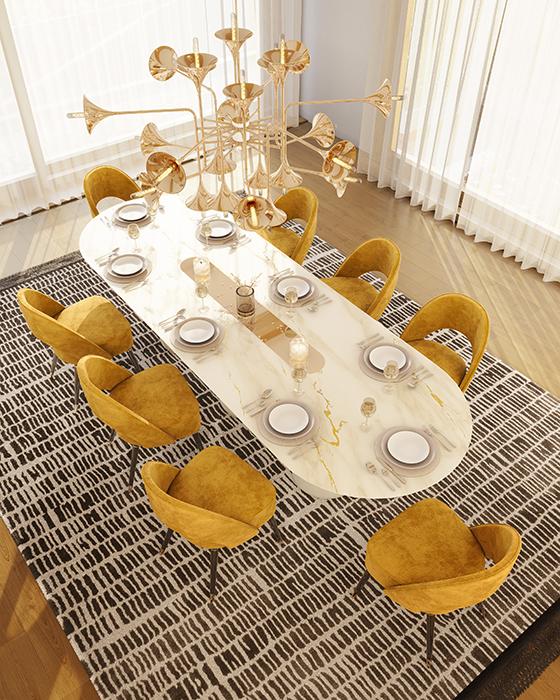 Owalny stół jadalniany Forge - 6