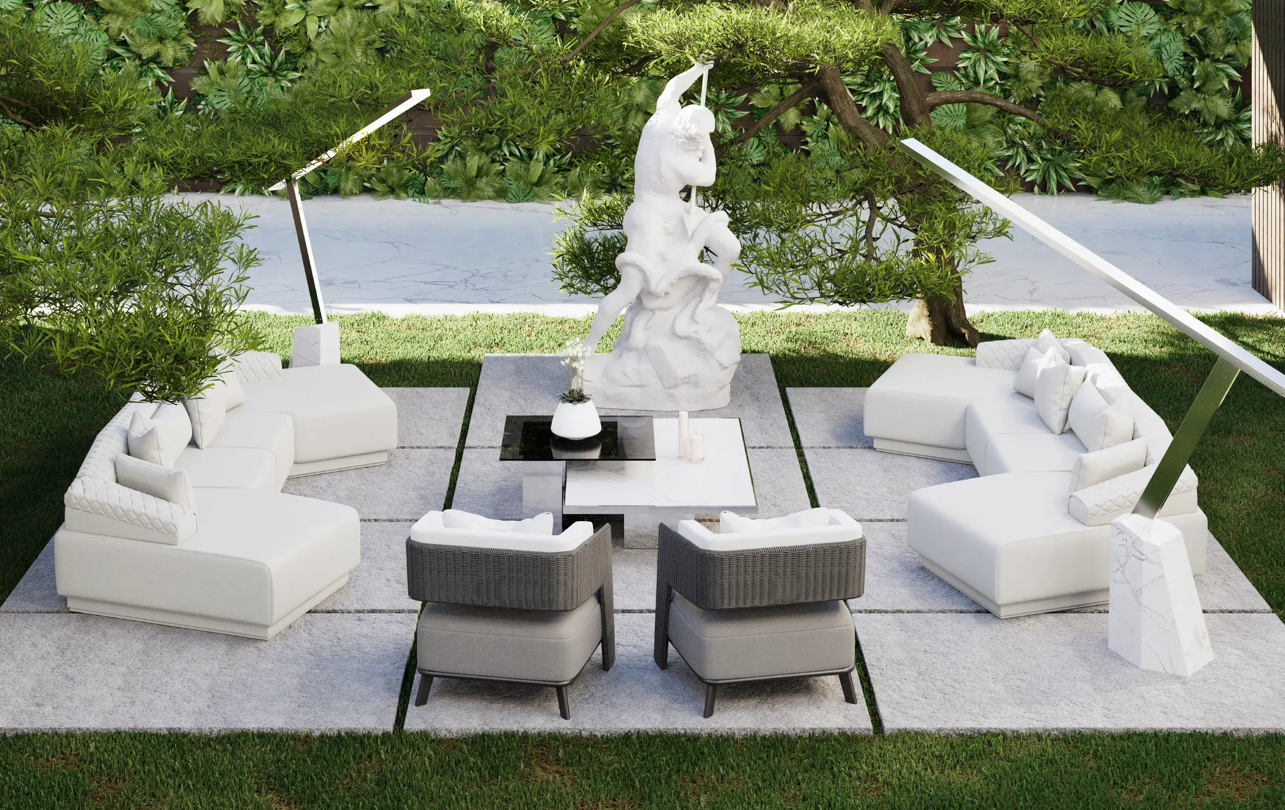 Sofa ogrodowa Serpent