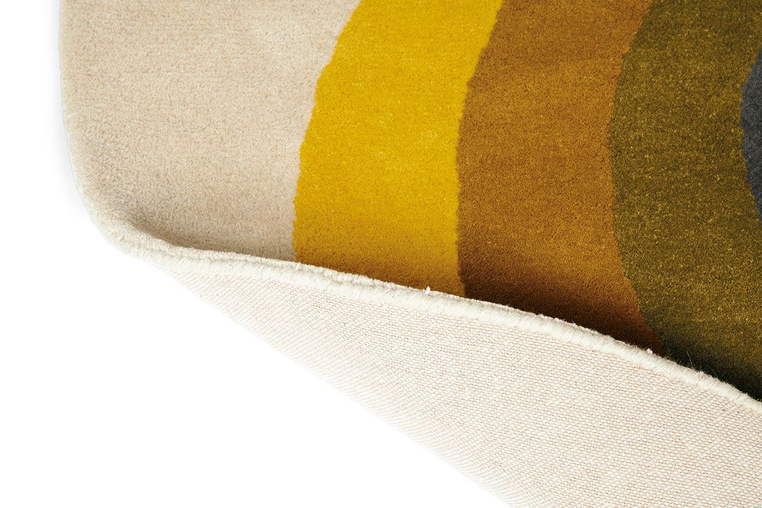 Dywan Sunflower Yellow Circle 060006 | Rozmiar: Ø 150 cm