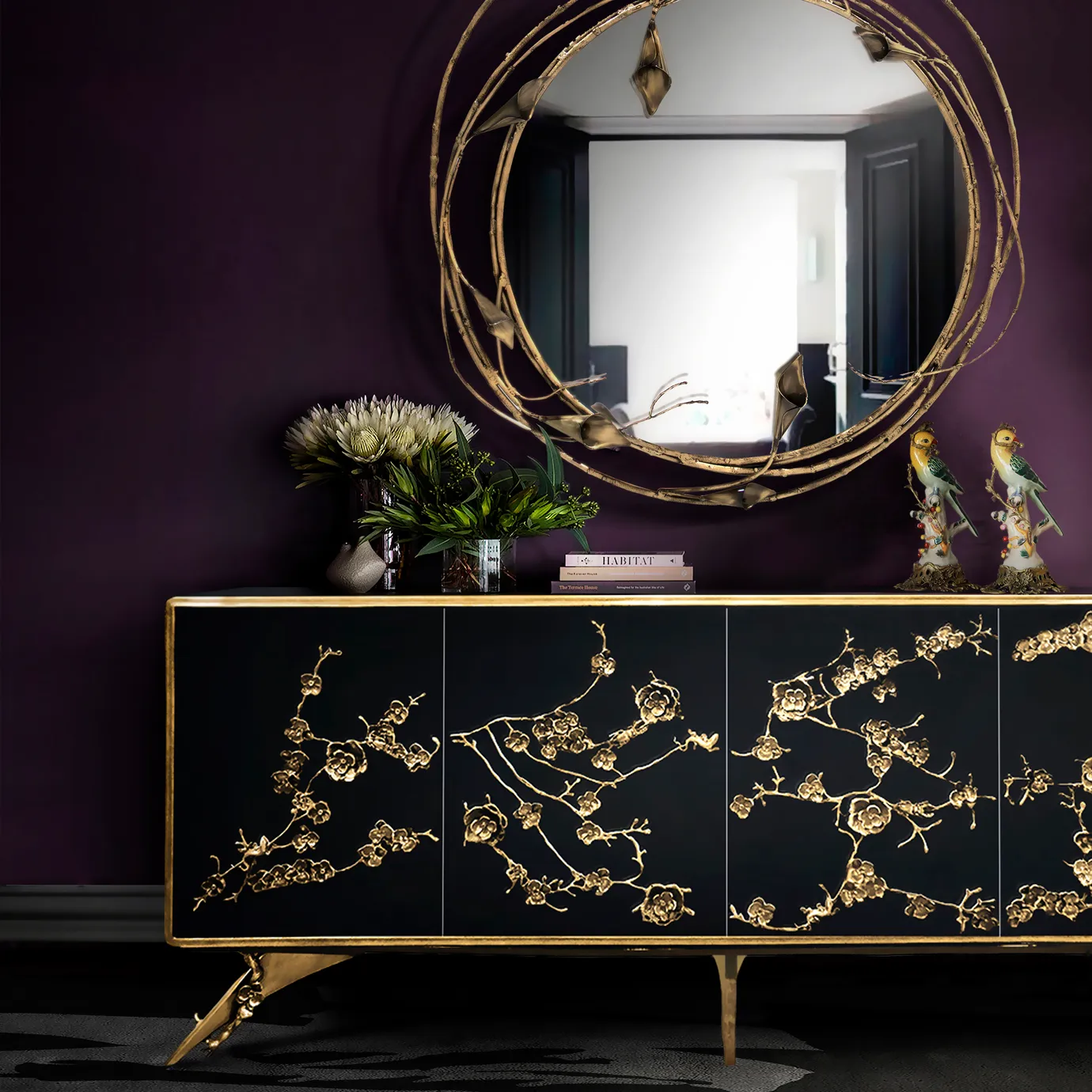 Kredens Mirage lakierowany