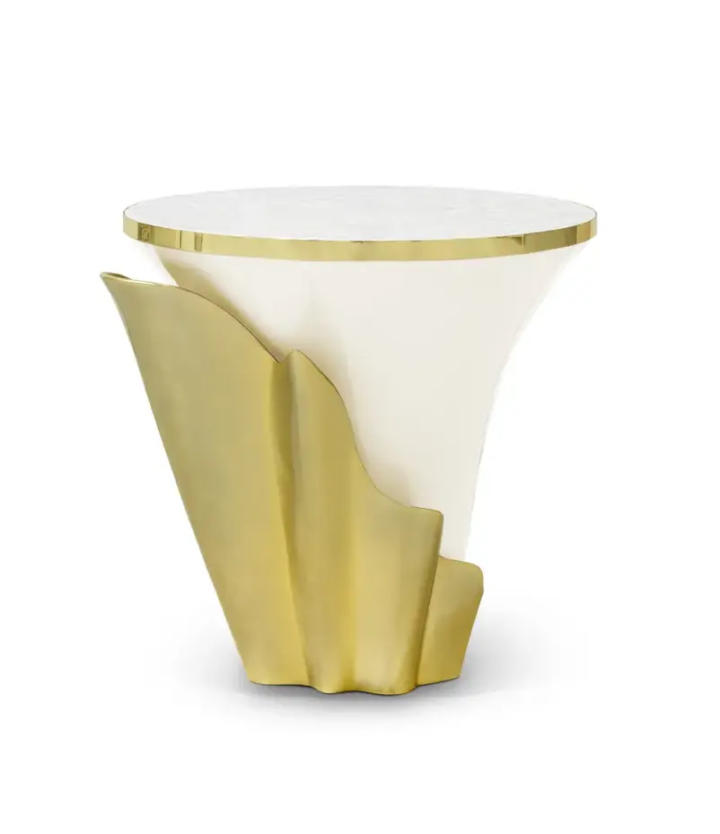 Stolik boczny Solstice z macicą perłową