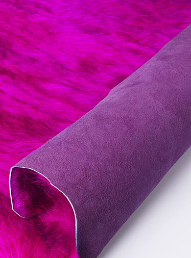 Fucsia Naturalna Cowhide | Rozmiar: 200 x 240 cm