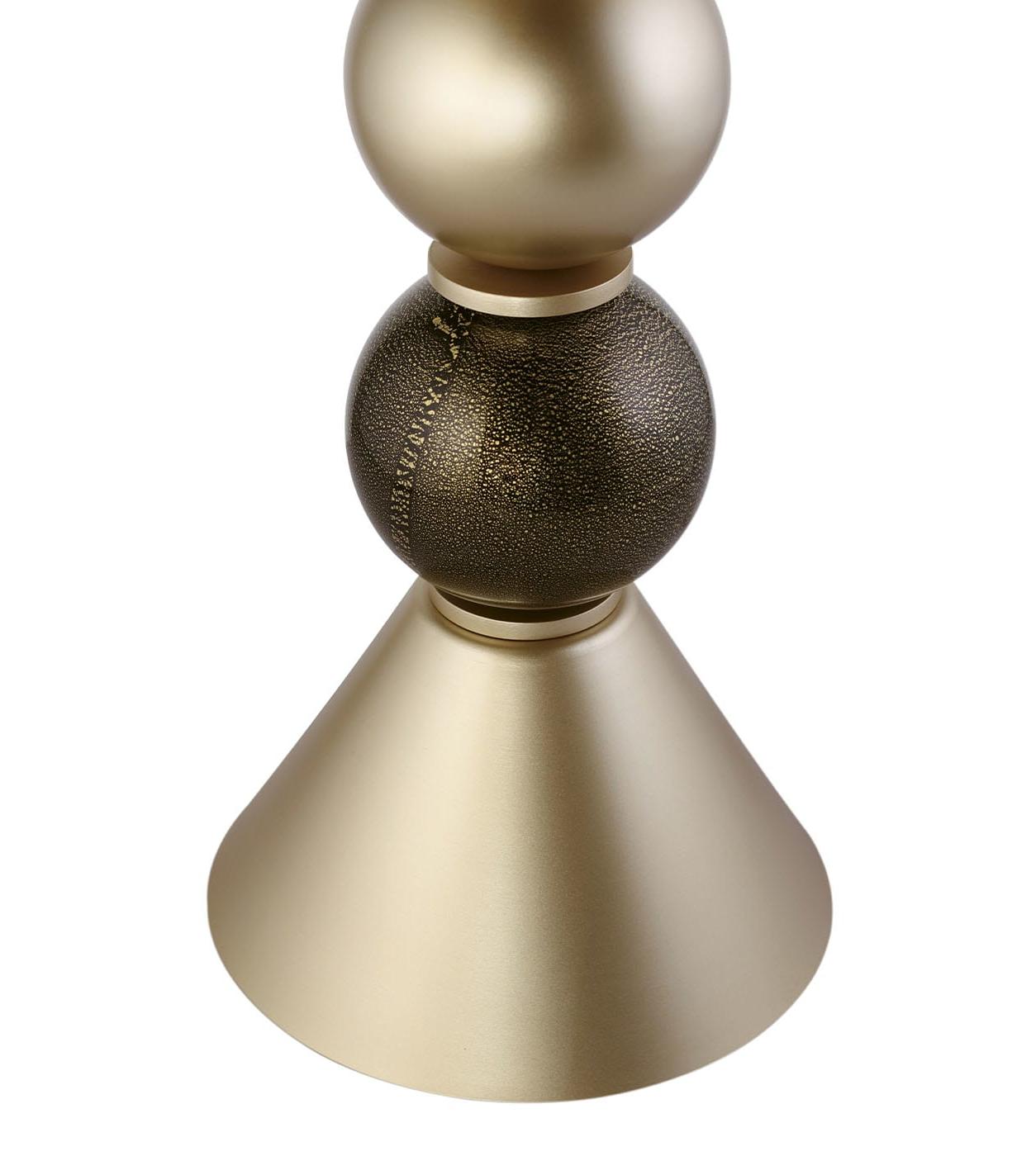 Lampa stołowa ze szkła z Murano