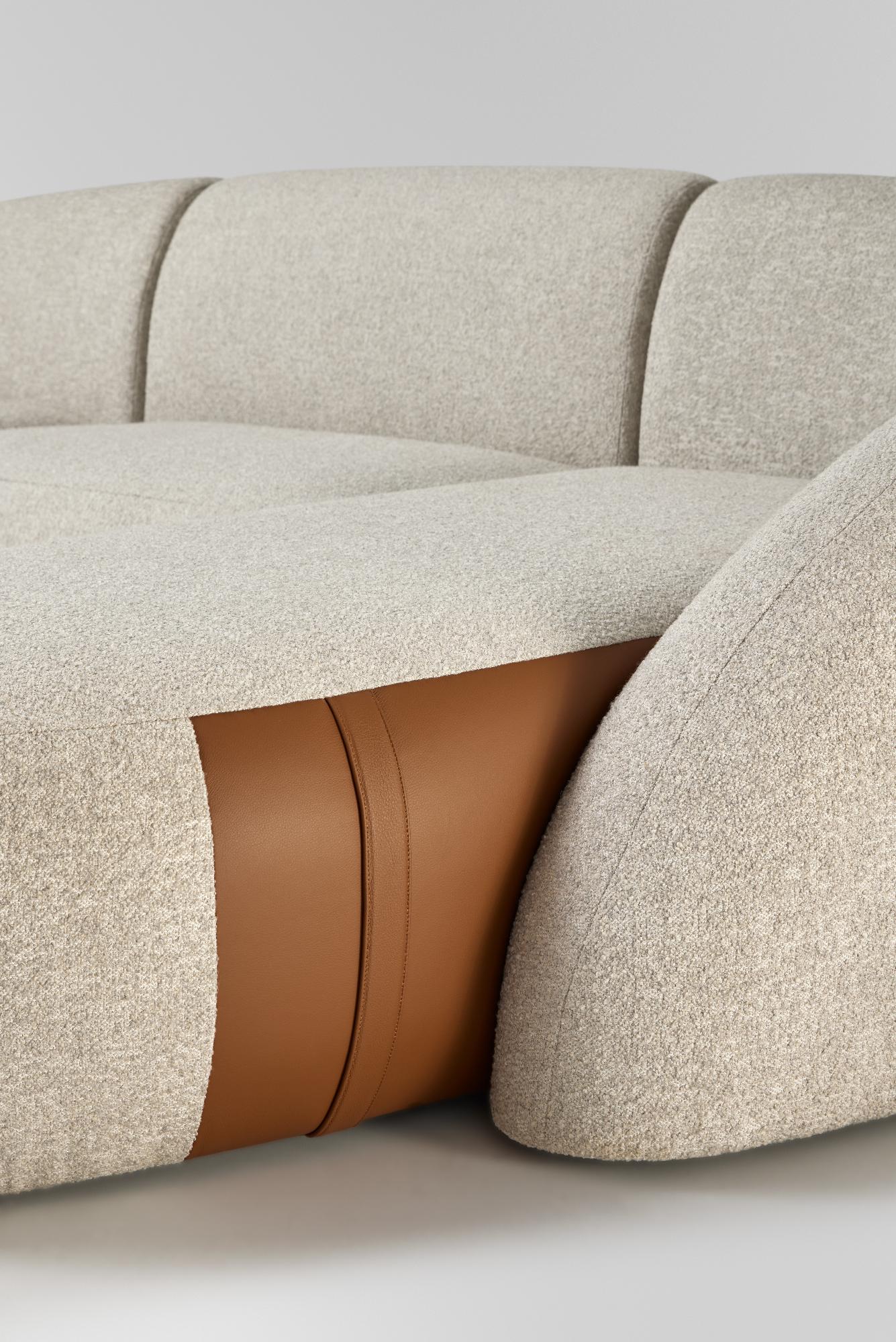 Beżowa sofa Beluga