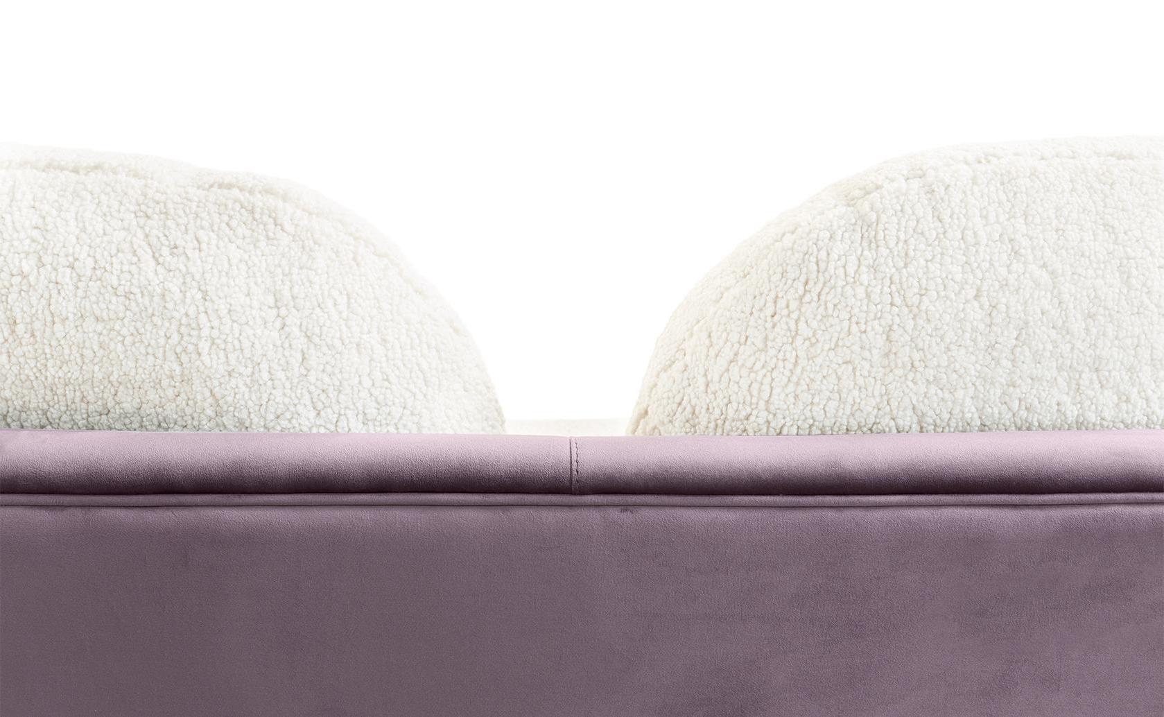 Pluszowa sofa Theodore