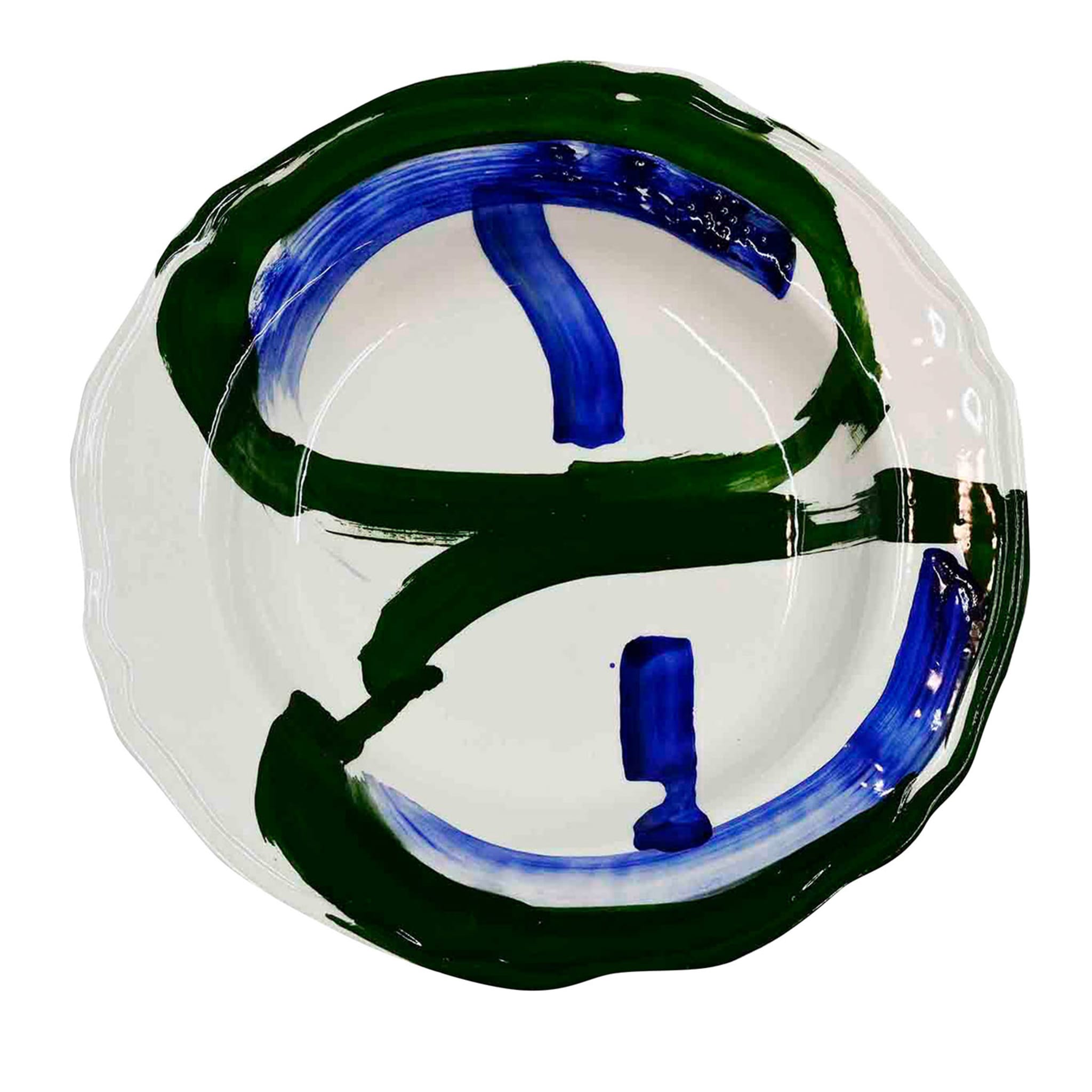 Ręcznie robiony talerz ceramiczny