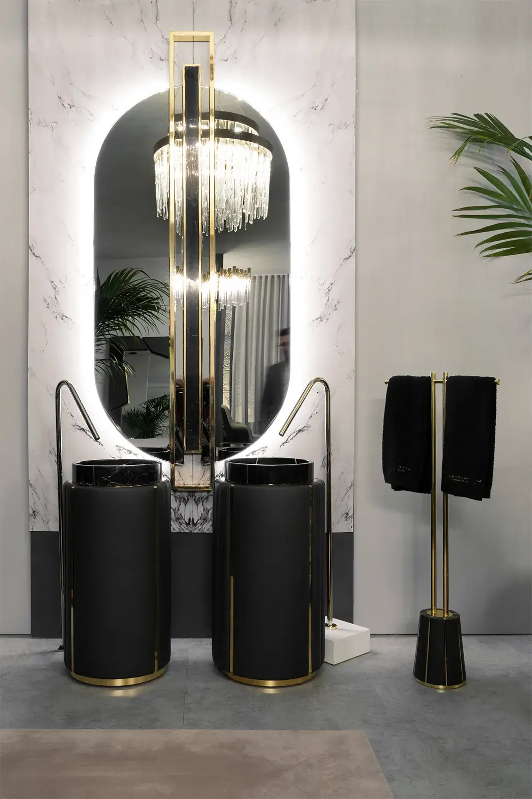 Wieszak na ręczniki Regal Black