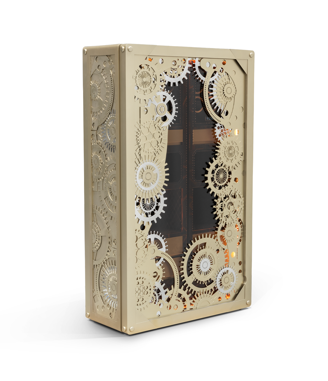 Szampański matowy sejf Baron