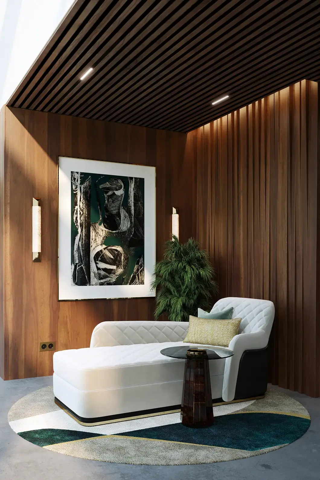 Stolik boczny Radiance II brązowy - 1