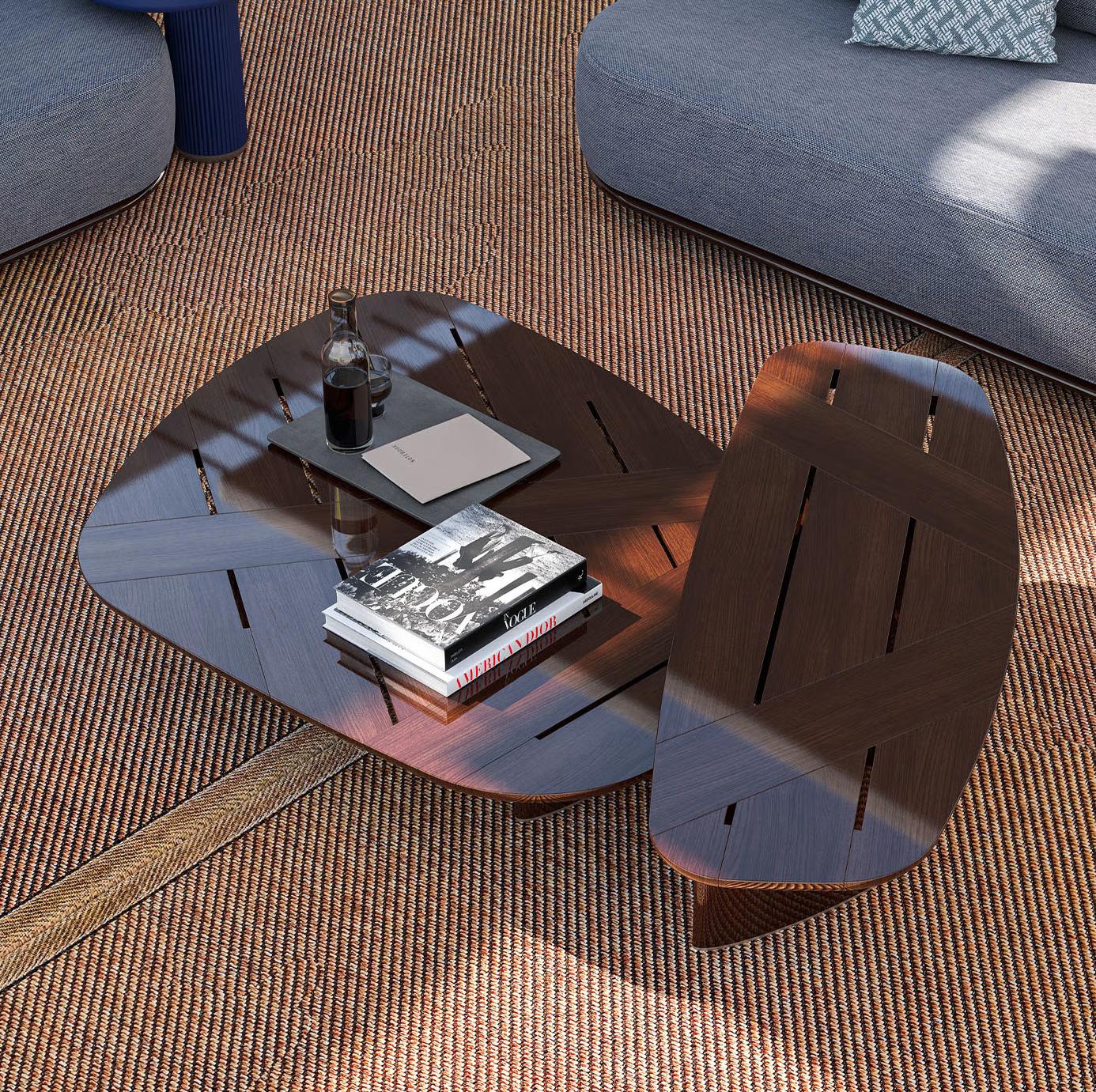 Drewniany stolik kawowy ogrodowy Felipe