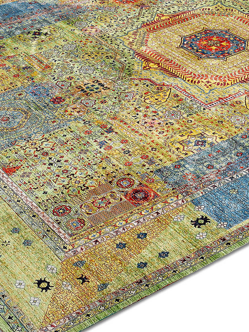 Dywan Cosmic No. 04 Green Yellow