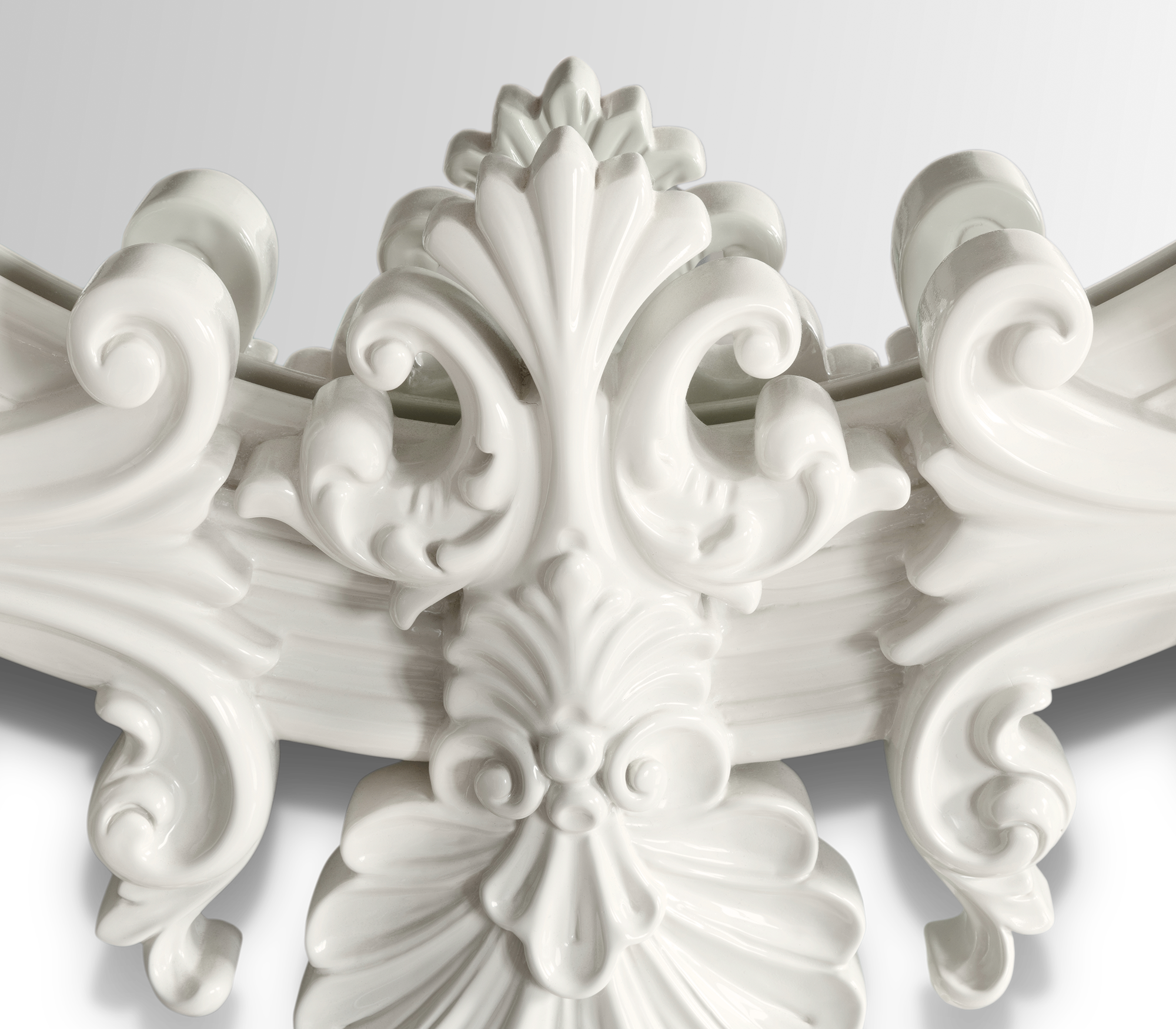 Lustro ścienne Antoinette Kość słoniowa