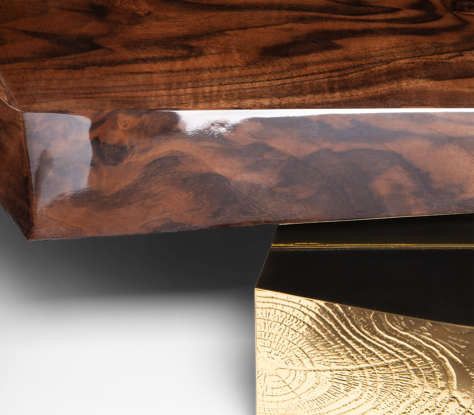 Czarny kredens Prism 2