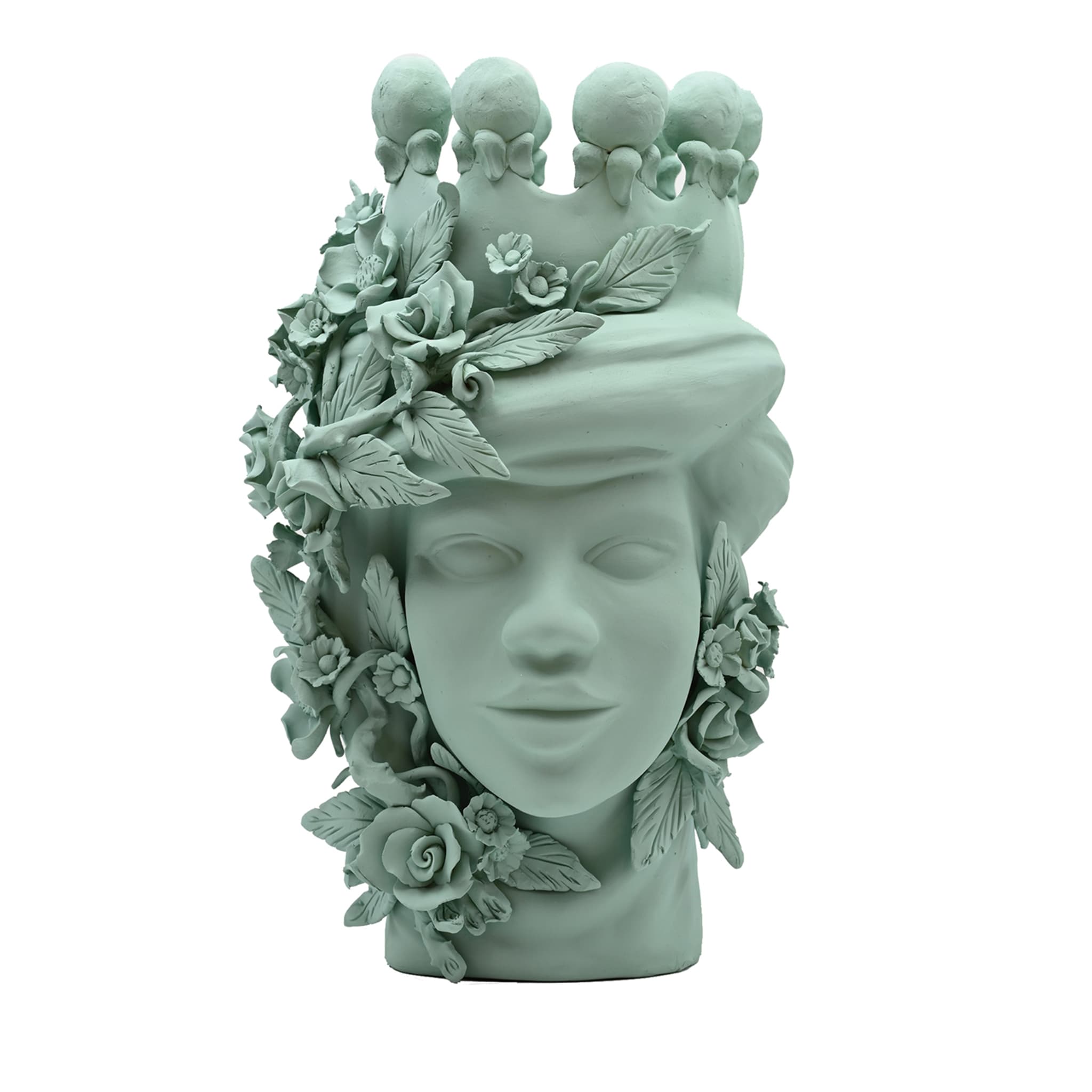 Ręcznie wykonana rzeźba Głowa Maura