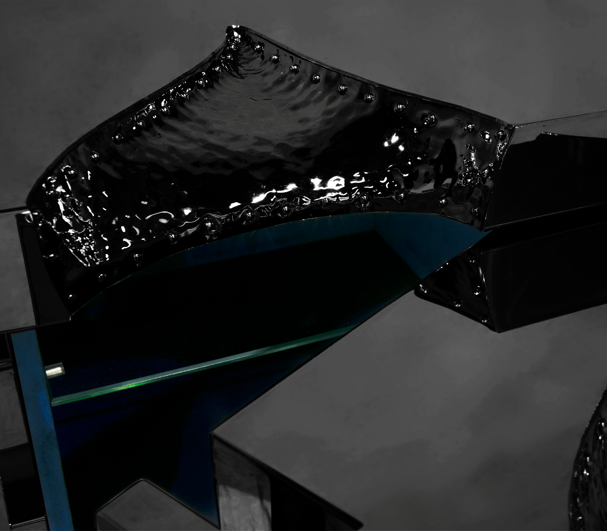 Czarny sejf biżuteryjny Tycoon